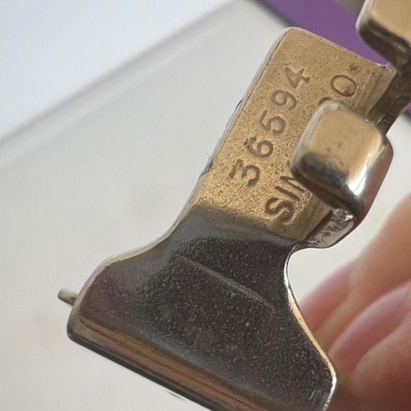 Vintage Singer Sewing Machine Binder Foot Simanco 36594 - Picture 7 of 7